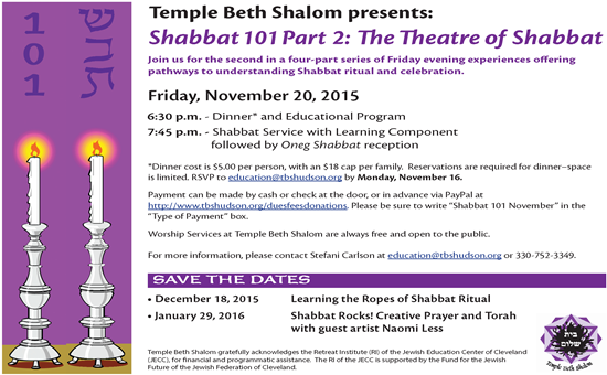 TBS Shabbat 101 Flyer 11 20 15F2 