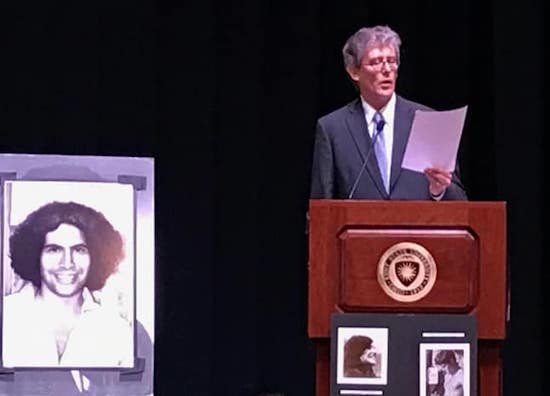 Rabbi Ross at May 4 commemoration